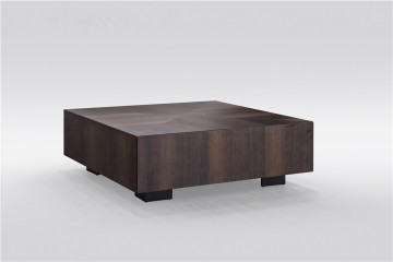 Square coffee table with storage