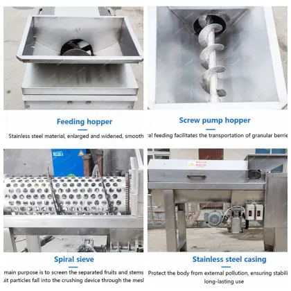 Industrial Fresh Grapes and Berries Stem Separator Machine