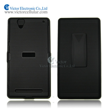 Cell phone Holsters Clip Kickstand Case for Sony T2 Ultra XM50t