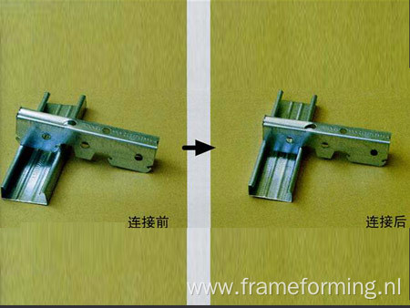 suspended ceiling double furring channel 47 X 19 mm roll forming machine