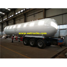 60CBM Tri-axle LPG Trailers za utoaji wa gesi