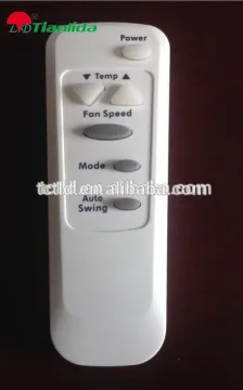 Mini white remote control for Fan or A/C