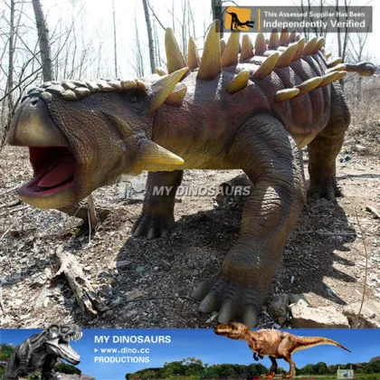 MY Dino-S28 Jurassic world animated dinosaur life size dinosaur statue