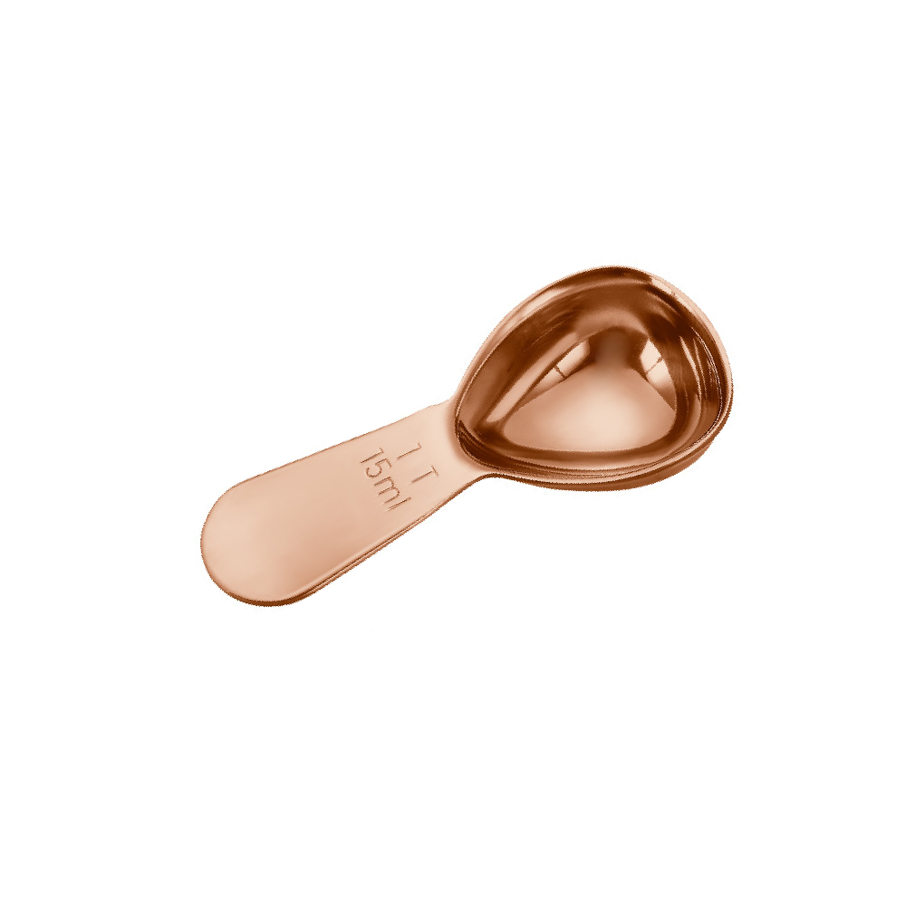 1 Tablespoon 15ML Copper-plated Stainless Steel Coffee Scoop