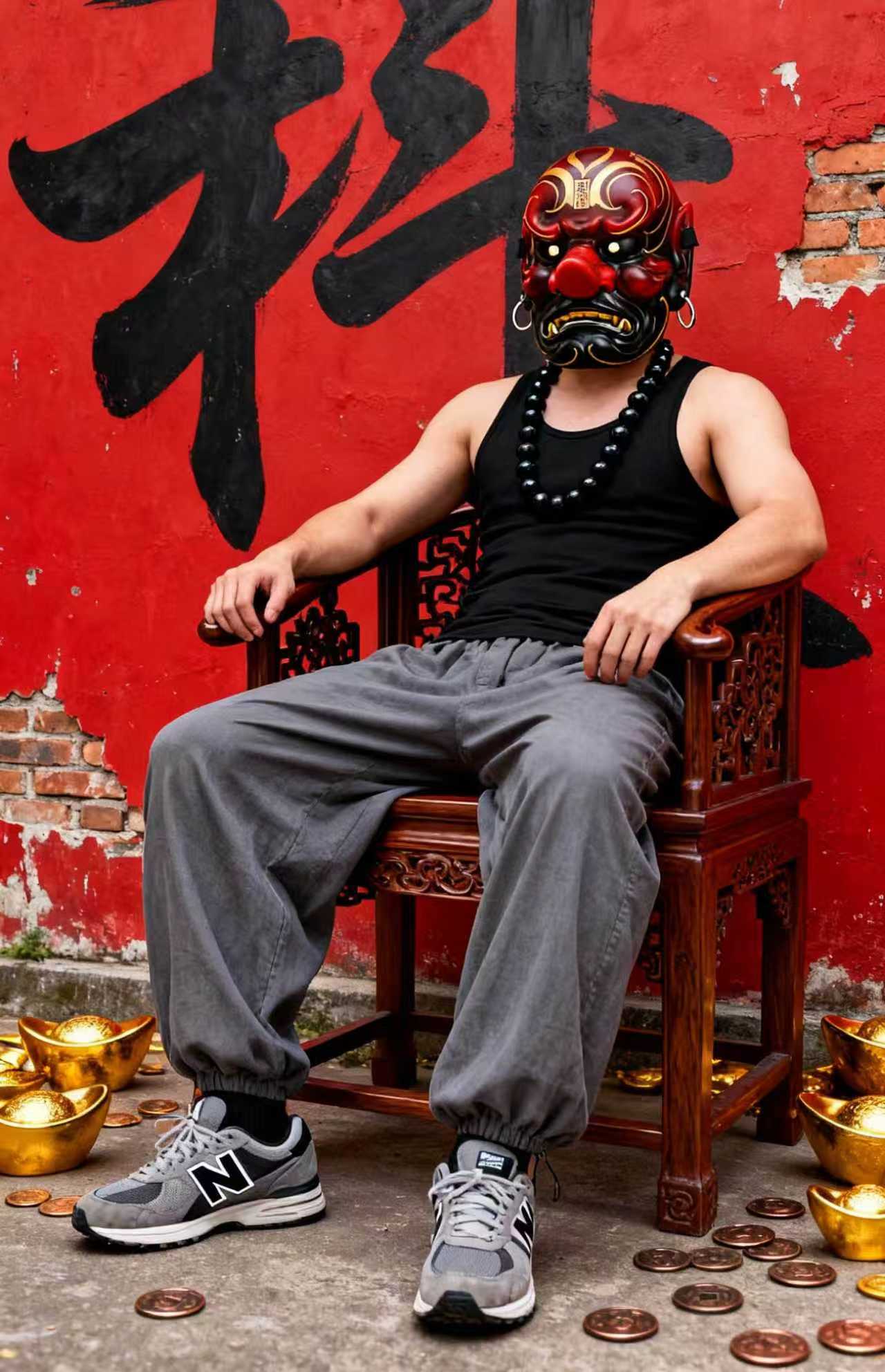 Japanese Tengu mask