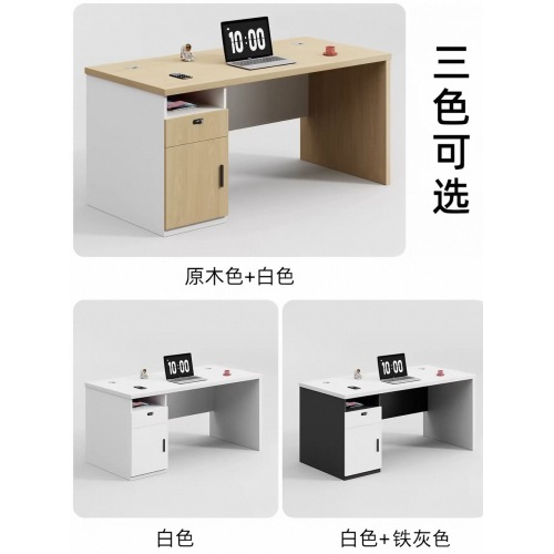 Mesa individual contemporânea para computador com gaveta