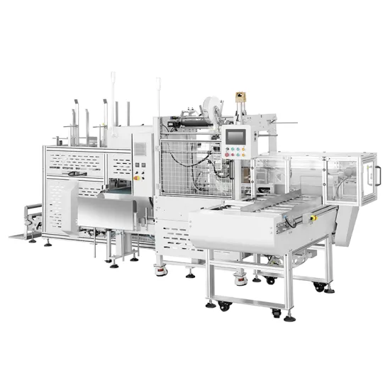 Plastic lids packing machine case machine