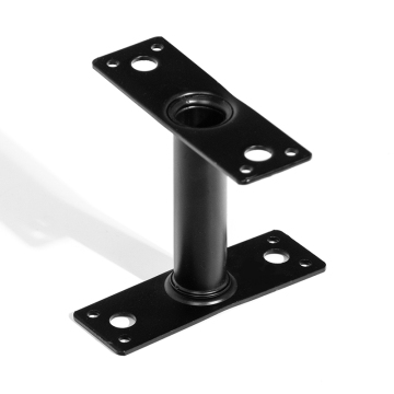 Customizable Black Metal and Stainless Steel Brackets for Light Boxes and DIY Projects
