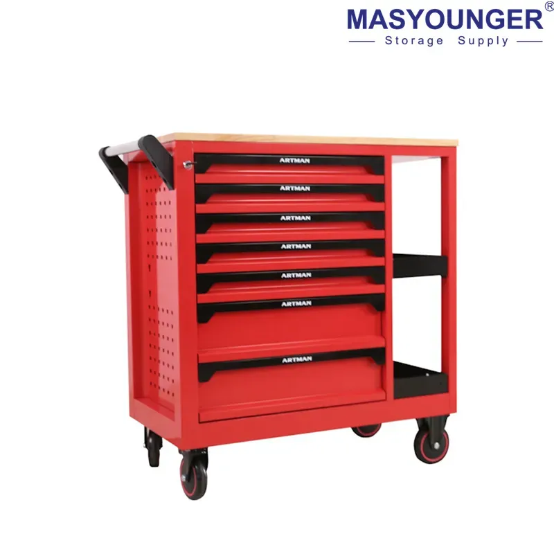 Metal Tool Trolley with Wheels