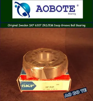 Sweden Skf Deep Groove Ball Bearing 6307 2rsjem ,  C3 / 2rs Single Row For Mining