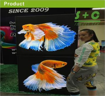 100%polyester fabric digital textile backlit