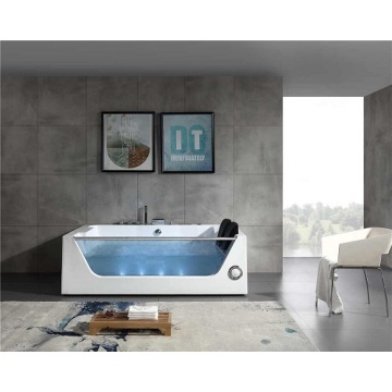 Acryl Whirlpool Massage Badewanne mit Light 7 Farbe