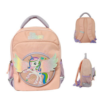 Bolsa escolar de unicornio 3d para niños