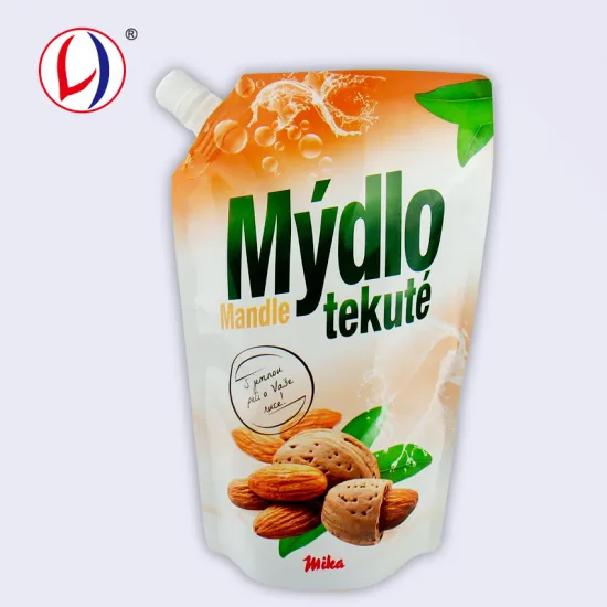 Custom Printing Plastic Bottle Shaped Drinking Water Pouches for Juice Packaging