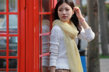 Flocking Wool Scarf (12-BR010702-1.5)