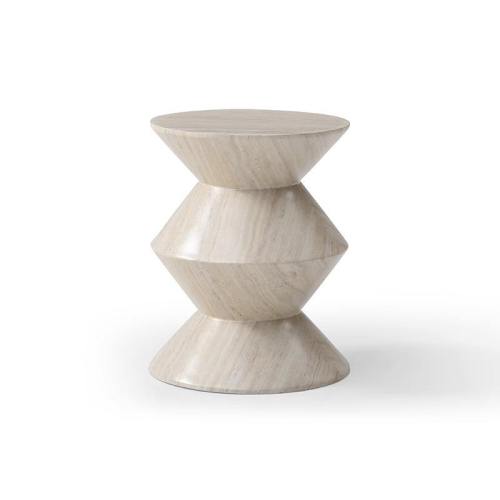 Mesa lateral de fibra de vidro para chá e café