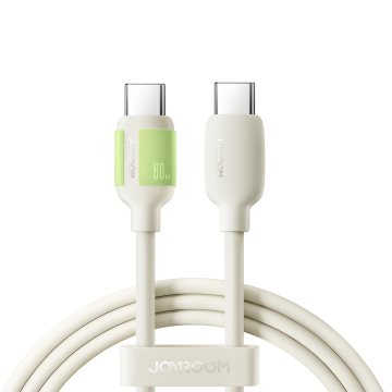 Joyroom Fluorescence Silicone USB Kabel Data Pengecas Cepat - Taip C