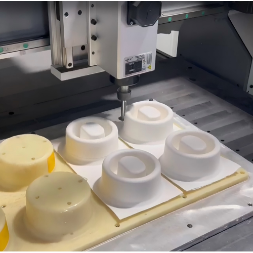 Máquina de corte de anel para embalagem sofisticada de polpa