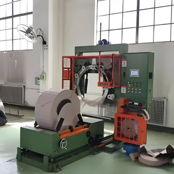 Automatic film wrapping machine for Metal coil