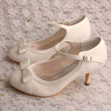 Lace Pumps Shoes for Women Wedding