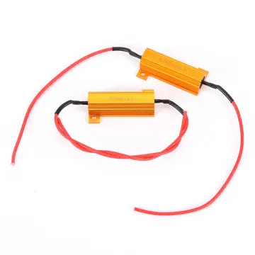 6 ohm 50W Load Resistor CANBUS Anti-Flashing Decoders for LED Bulb Reverse Light Turn Signal Fog Lamp DRL