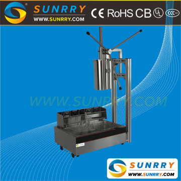 Always best price fully automatic and high capacity electric churros warmer maker machine
