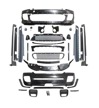 BMW Mini R56/R55/R57/R58/R59 Yan etekli araba gövde kiti - JCW tarzı ön ve arka tamponlar (2007-2013)