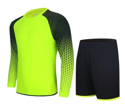 Customized Soccer Goalkeeper Long-Sleeved Track Suit Set