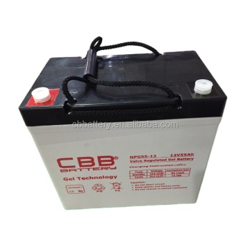 Bateri Gel 55Ah Prestasi Tinggi untuk Sistem UPS - NP55-12
