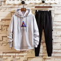 Fashion men's polyester hooded sweatshirt suits