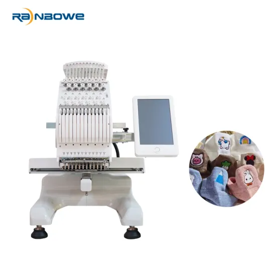Second-hand 12 Needle Socks Embroidery Machine with Computer System for Sale in India