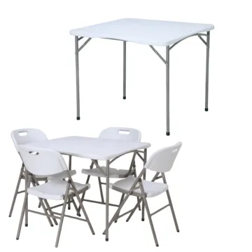 Hot Selling Portable HDPE Outdoor Folding Square Table
