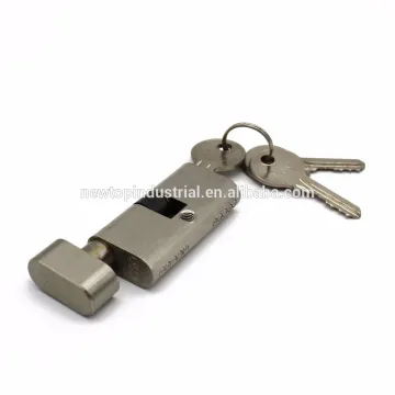 Oval lock cylinder euro profile cylinder brass material with brass keys