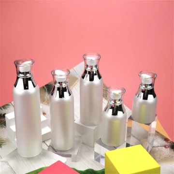 White Frosted Vacuum Spray Bottles and Matte Emulsion Bottles - 30ml to 150ml