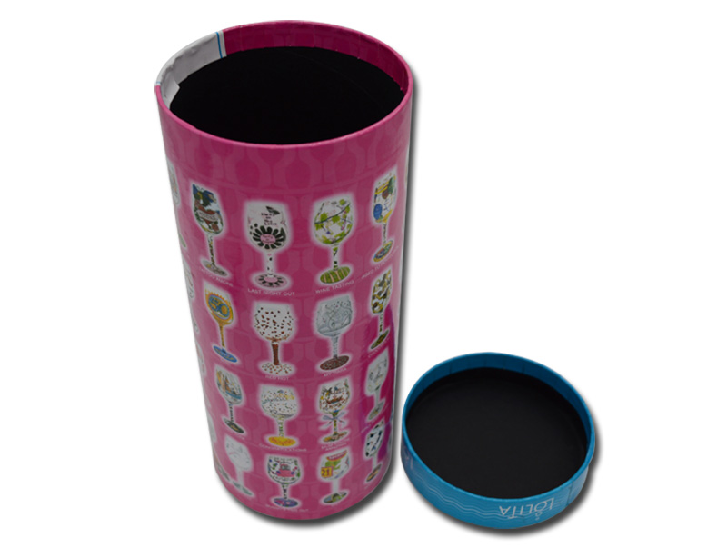 Cylinder shaped gift box