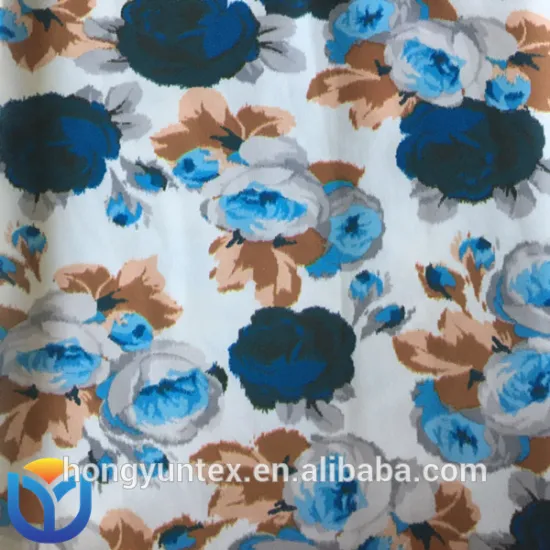 warp knitted printed brush fabric