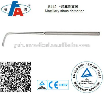 Maxillary sinus detacher, Nose instruments