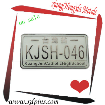 custom promotion metal star shaped badge