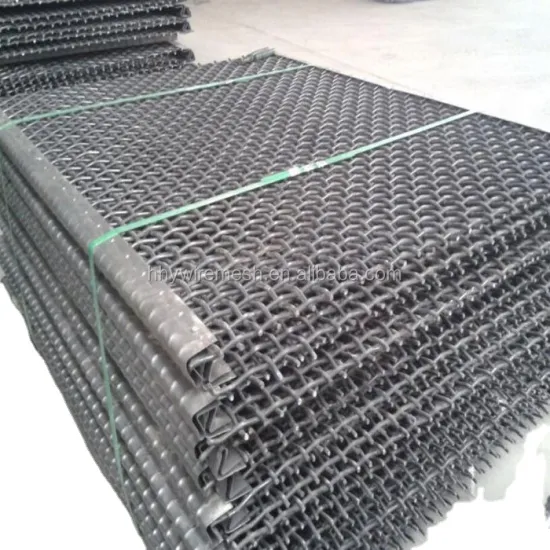 65Mn Quarry Vibrating Sieving Screen Mesh - Stone Scree High Carbon Steel Mesh Screen Factory