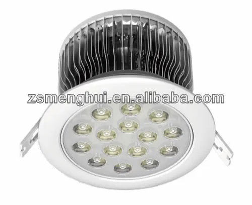 Fashion style 12v led ceiling lights 15w with aluminum housing