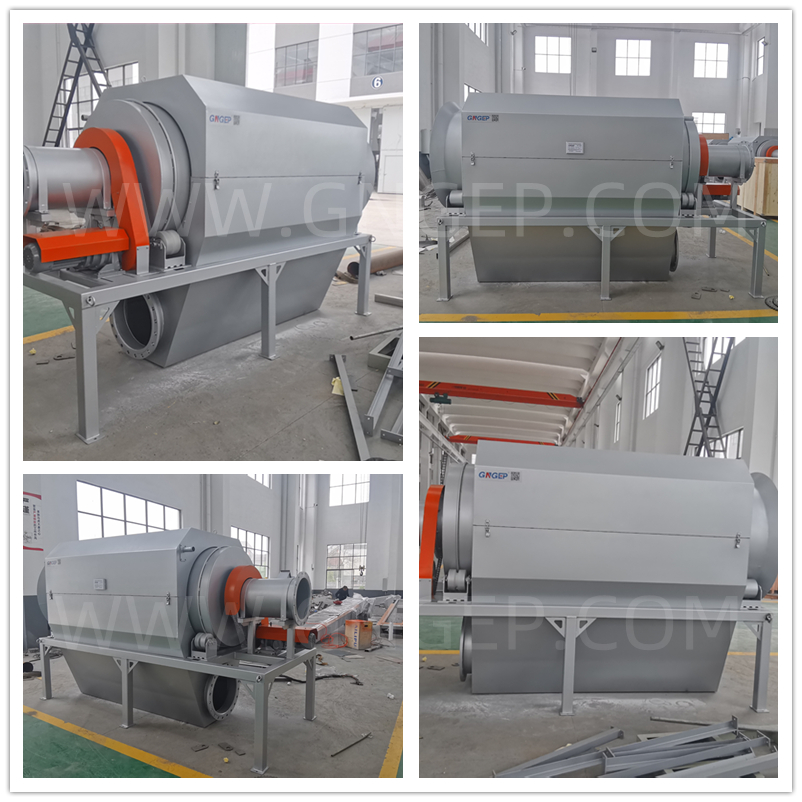 internal feed rotary drum screen