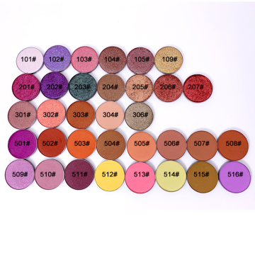 200 Farben Private Logo 26mm 36 mm 37mm Matt Shimmer Glitter Single