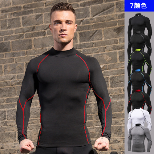 Chemise de compression homme à manches longues