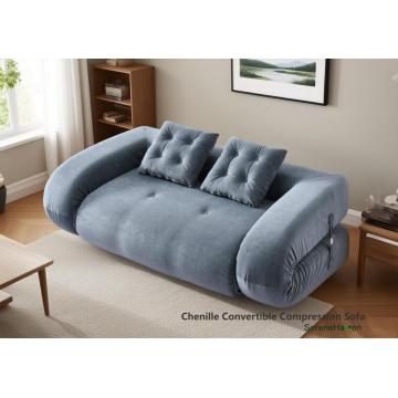 विरूपण डिजाइन के साथ सेनील आरामदायक संपीड़न सोफा