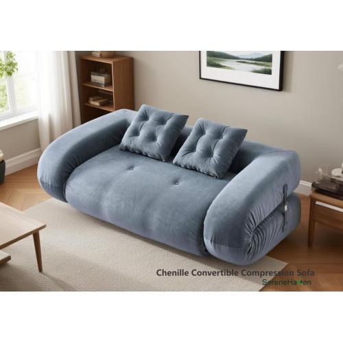 Kuscheliges Chenille-Kompressionssofa mit Verformungsdesign
