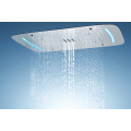 Pommeau de douche carré sans puissance avec LED