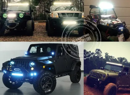 Cree 12v wholesale led light bar,car led light bar, 4k led projector light with spot flood combo beam