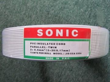 Pvc Insulated Flexible Parallel-twin Wires/cables