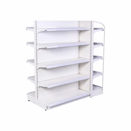 Drug store double-sided shelves