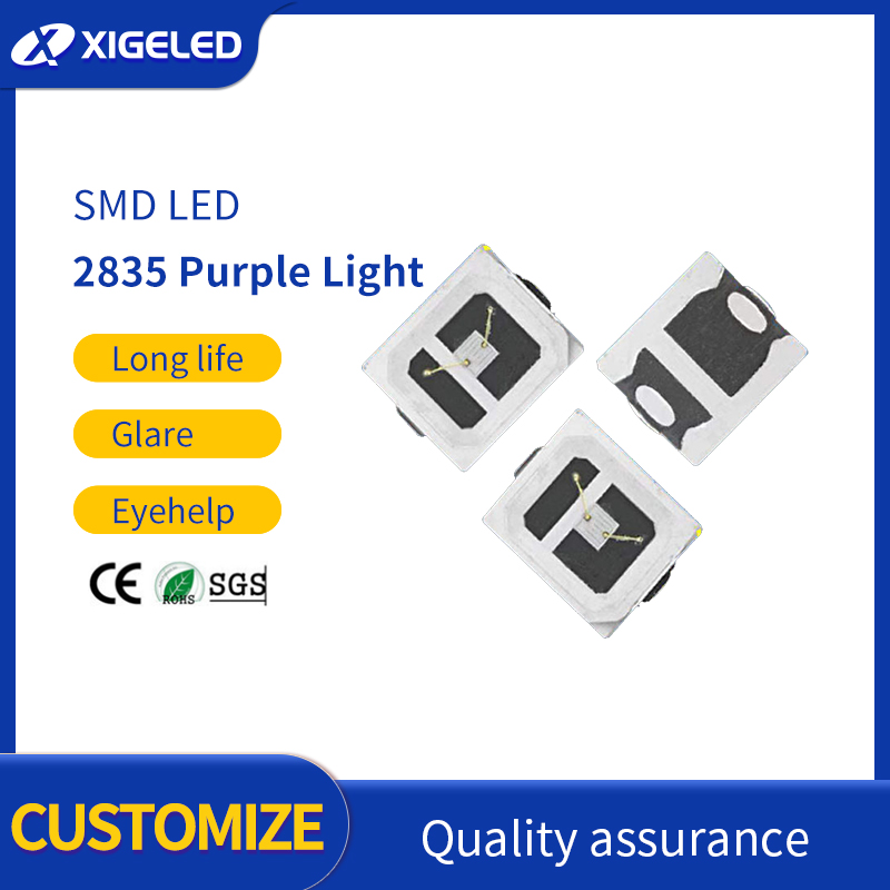 SMD LED lamba boncukları 2835 Mor LED Işıklar